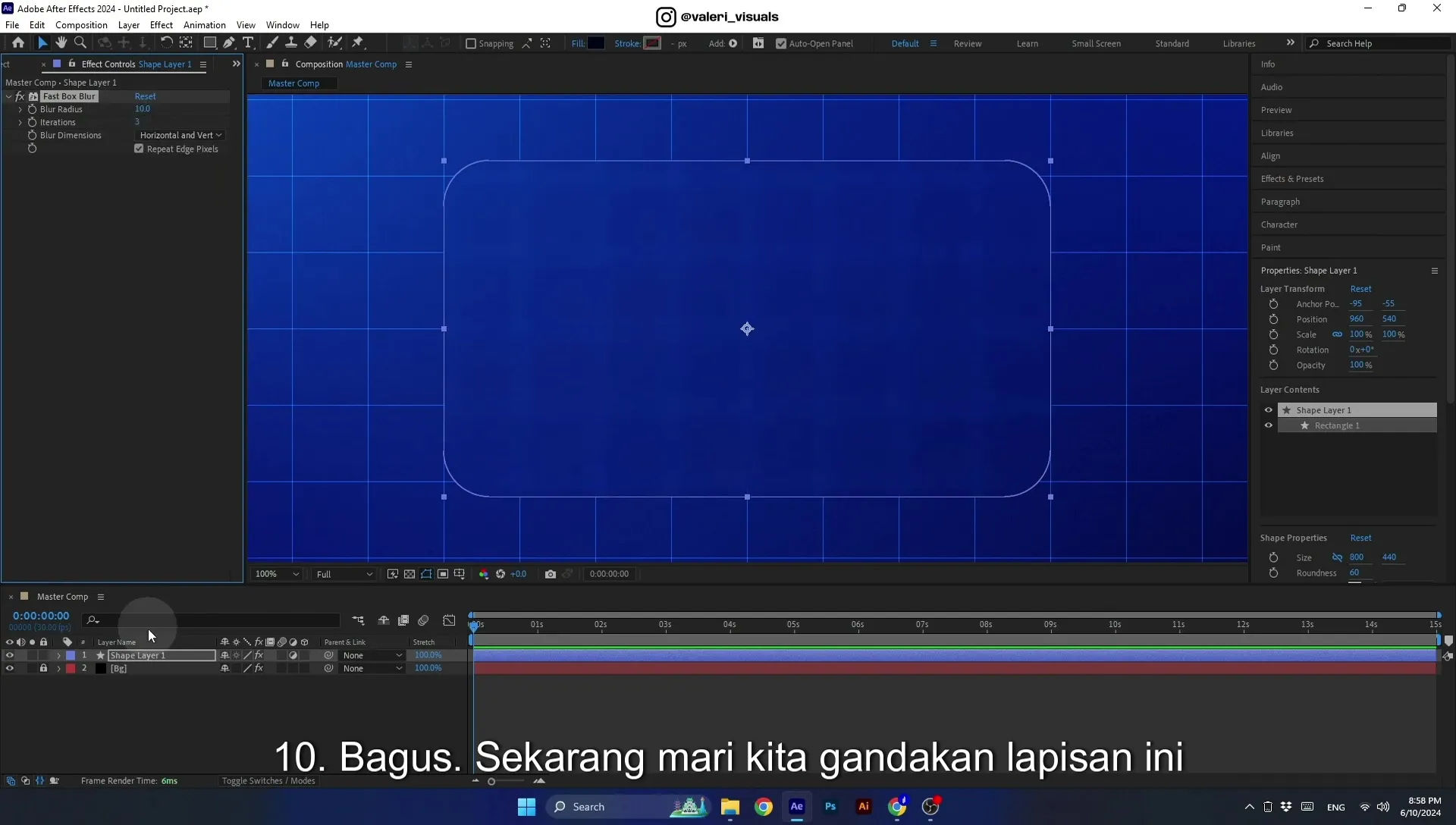 07 Apple Vision Pro Design Style. Swiping Card Animation. After Effects Tutorial - Image 193