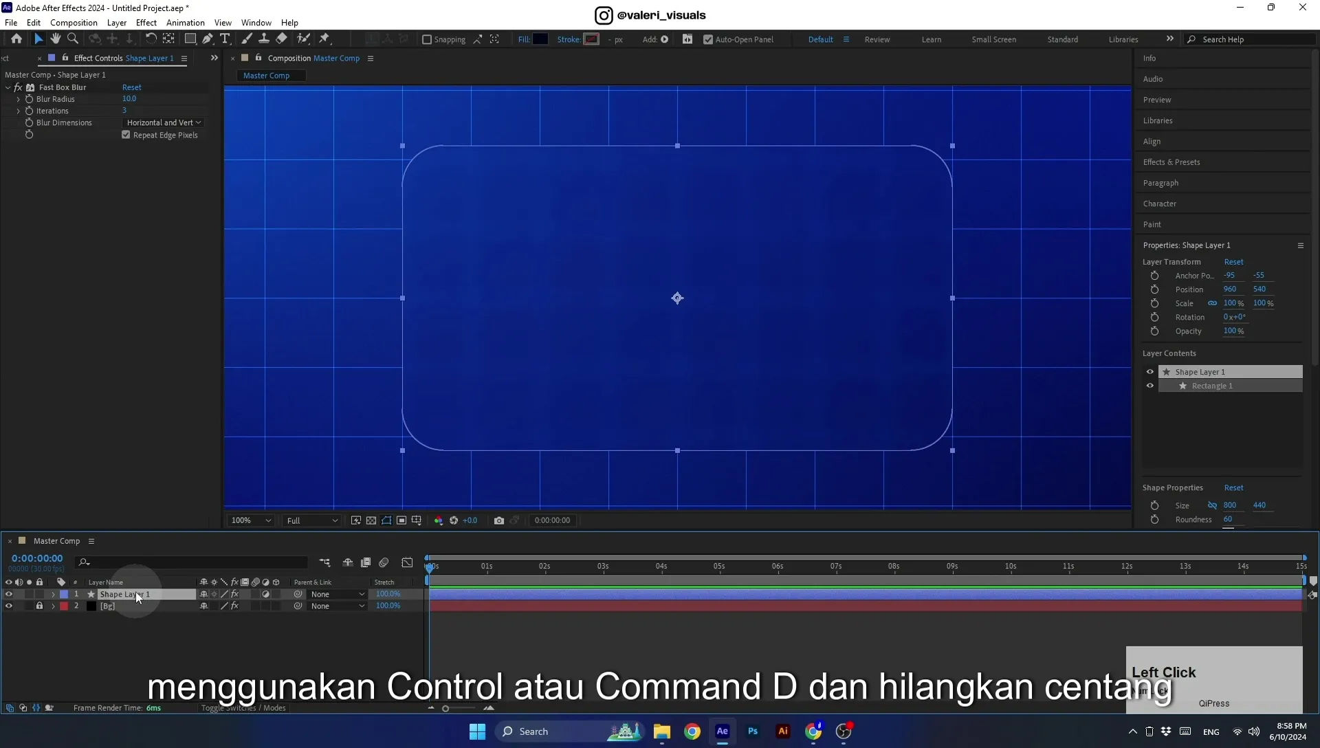 07 Apple Vision Pro Design Style. Swiping Card Animation. After Effects Tutorial - Image 196