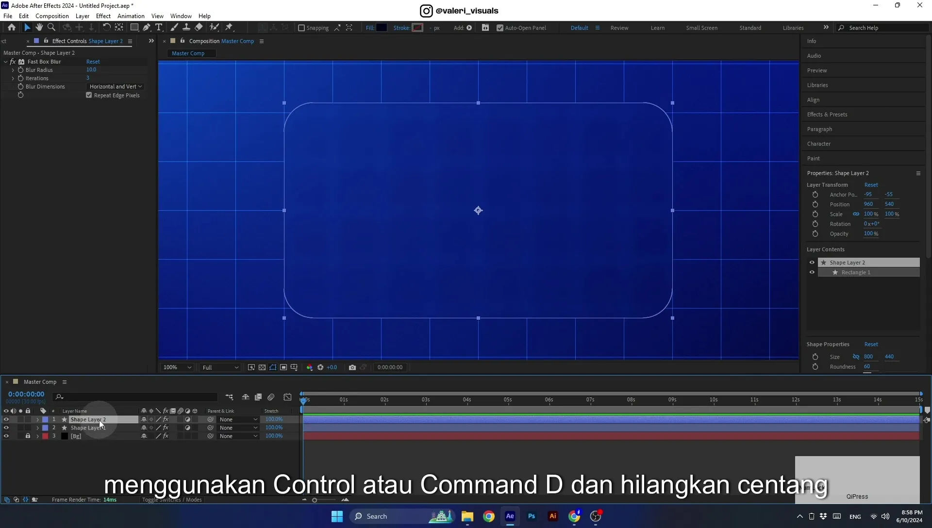 07 Apple Vision Pro Design Style. Swiping Card Animation. After Effects Tutorial - Image 197
