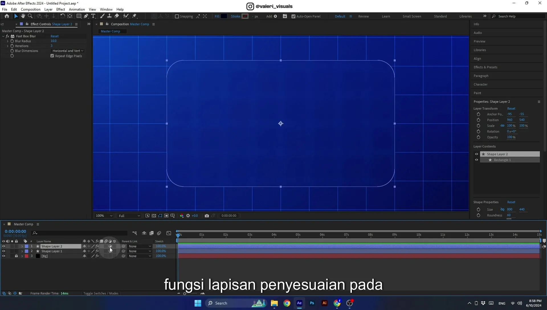 07 Apple Vision Pro Design Style. Swiping Card Animation. After Effects Tutorial - Image 198