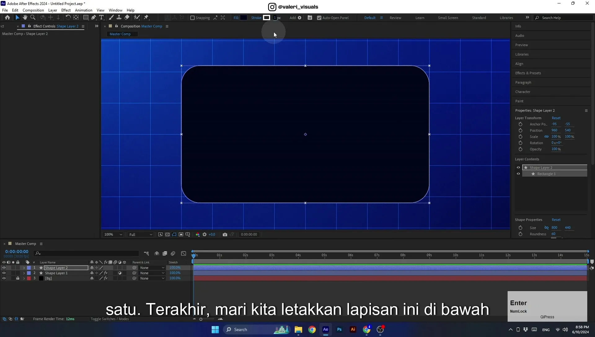 07 Apple Vision Pro Design Style. Swiping Card Animation. After Effects Tutorial - Image 212