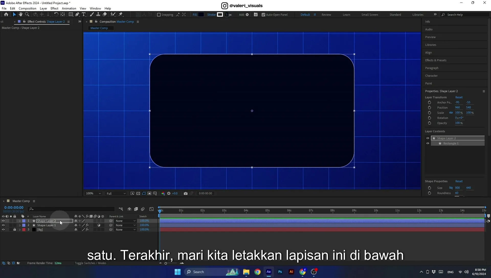 07 Apple Vision Pro Design Style. Swiping Card Animation. After Effects Tutorial - Image 215