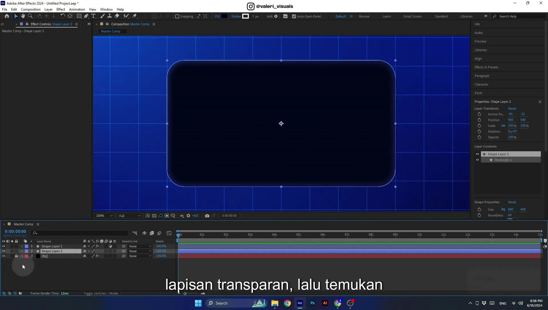 07 Apple Vision Pro Design Style. Swiping Card Animation. After Effects Tutorial - Image 219