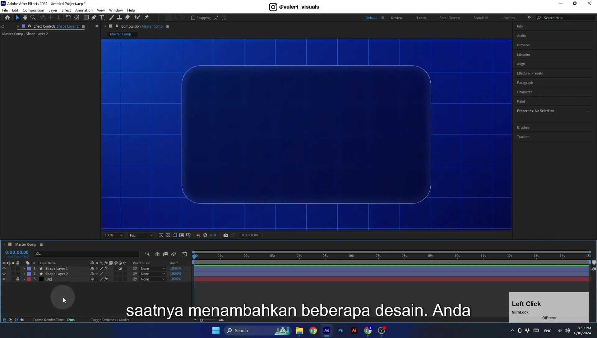 07 Apple Vision Pro Design Style. Swiping Card Animation. After Effects Tutorial - Image 228