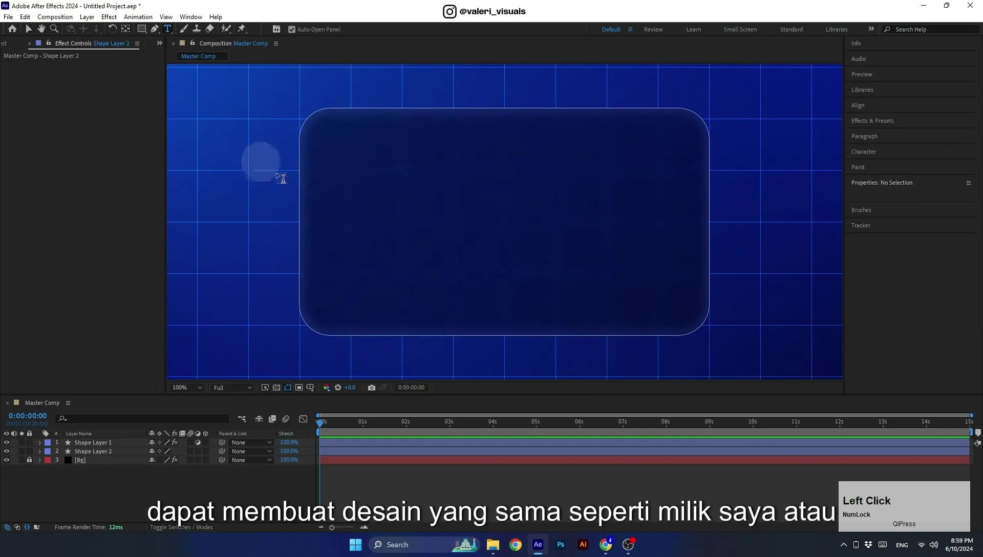 07 Apple Vision Pro Design Style. Swiping Card Animation. After Effects Tutorial - Image 233