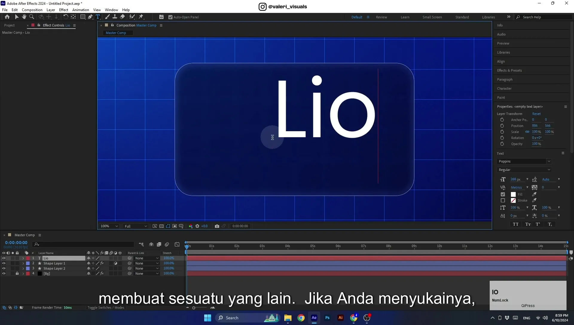 07 Apple Vision Pro Design Style. Swiping Card Animation. After Effects Tutorial - Image 237