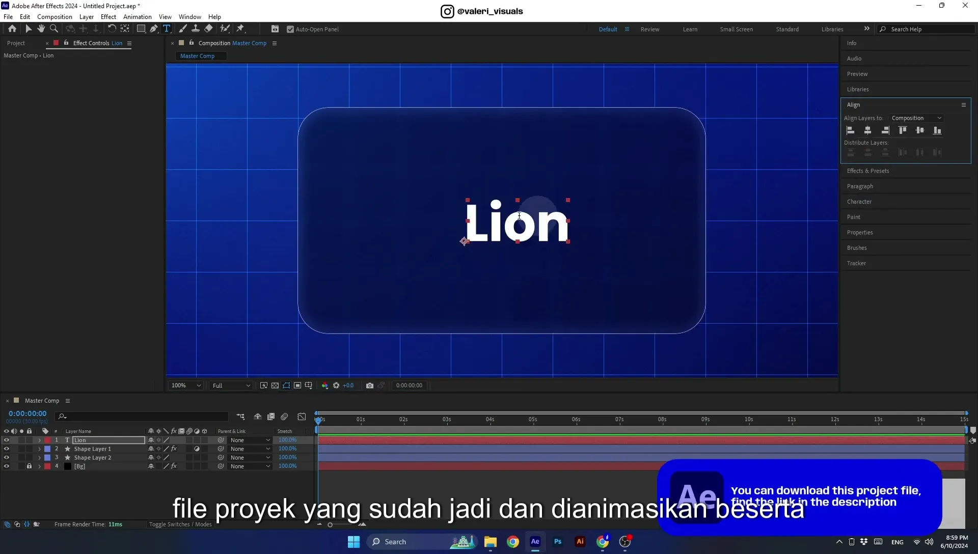 07 Apple Vision Pro Design Style. Swiping Card Animation. After Effects Tutorial - Image 245