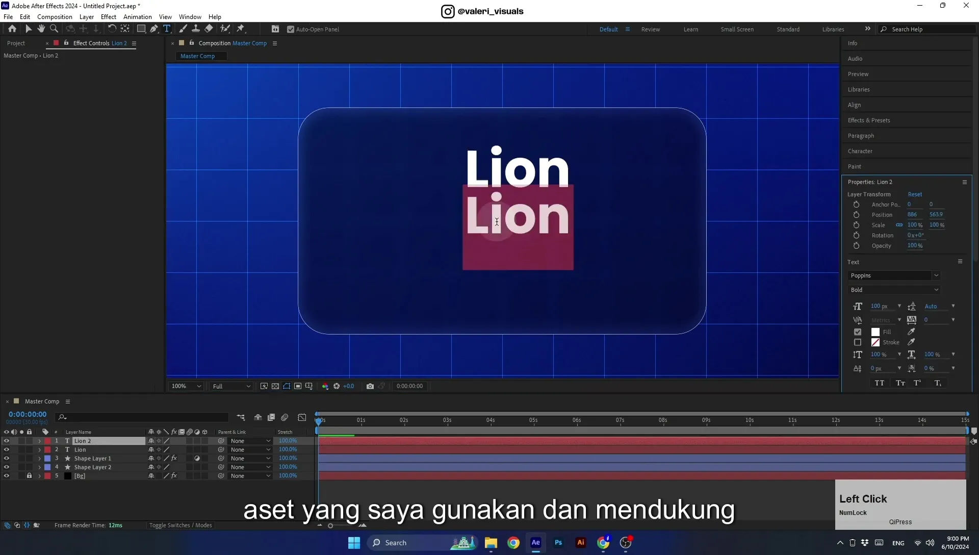 07 Apple Vision Pro Design Style. Swiping Card Animation. After Effects Tutorial - Image 249