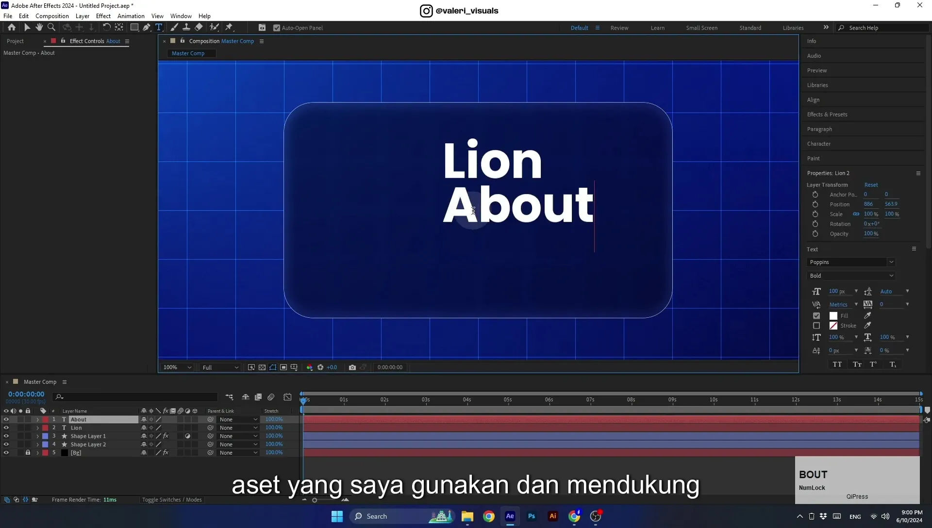 07 Apple Vision Pro Design Style. Swiping Card Animation. After Effects Tutorial - Image 250