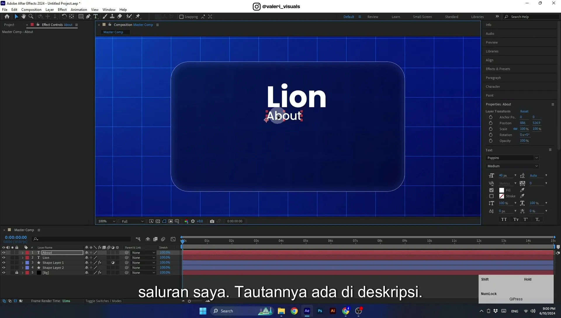 07 Apple Vision Pro Design Style. Swiping Card Animation. After Effects Tutorial - Image 254