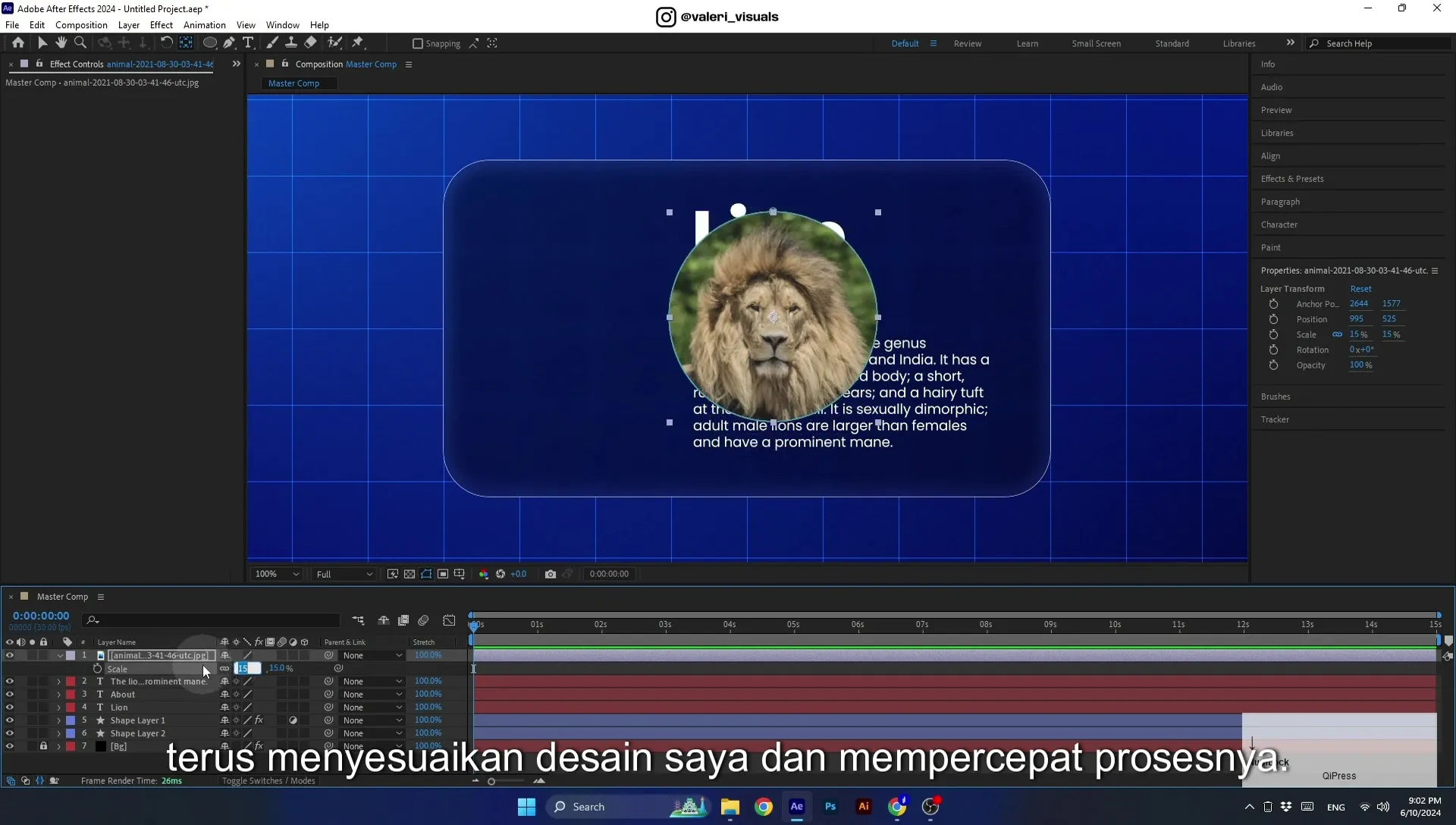 07 Apple Vision Pro Design Style. Swiping Card Animation. After Effects Tutorial - Image 324