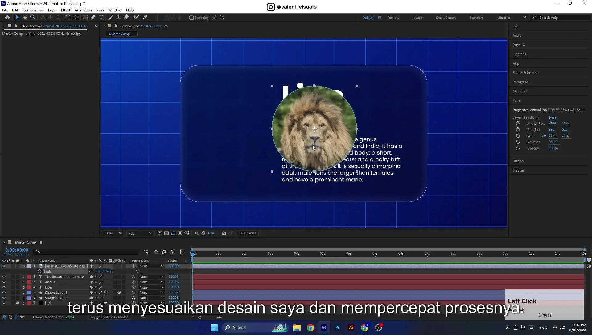 07 Apple Vision Pro Design Style. Swiping Card Animation. After Effects Tutorial - Image 326