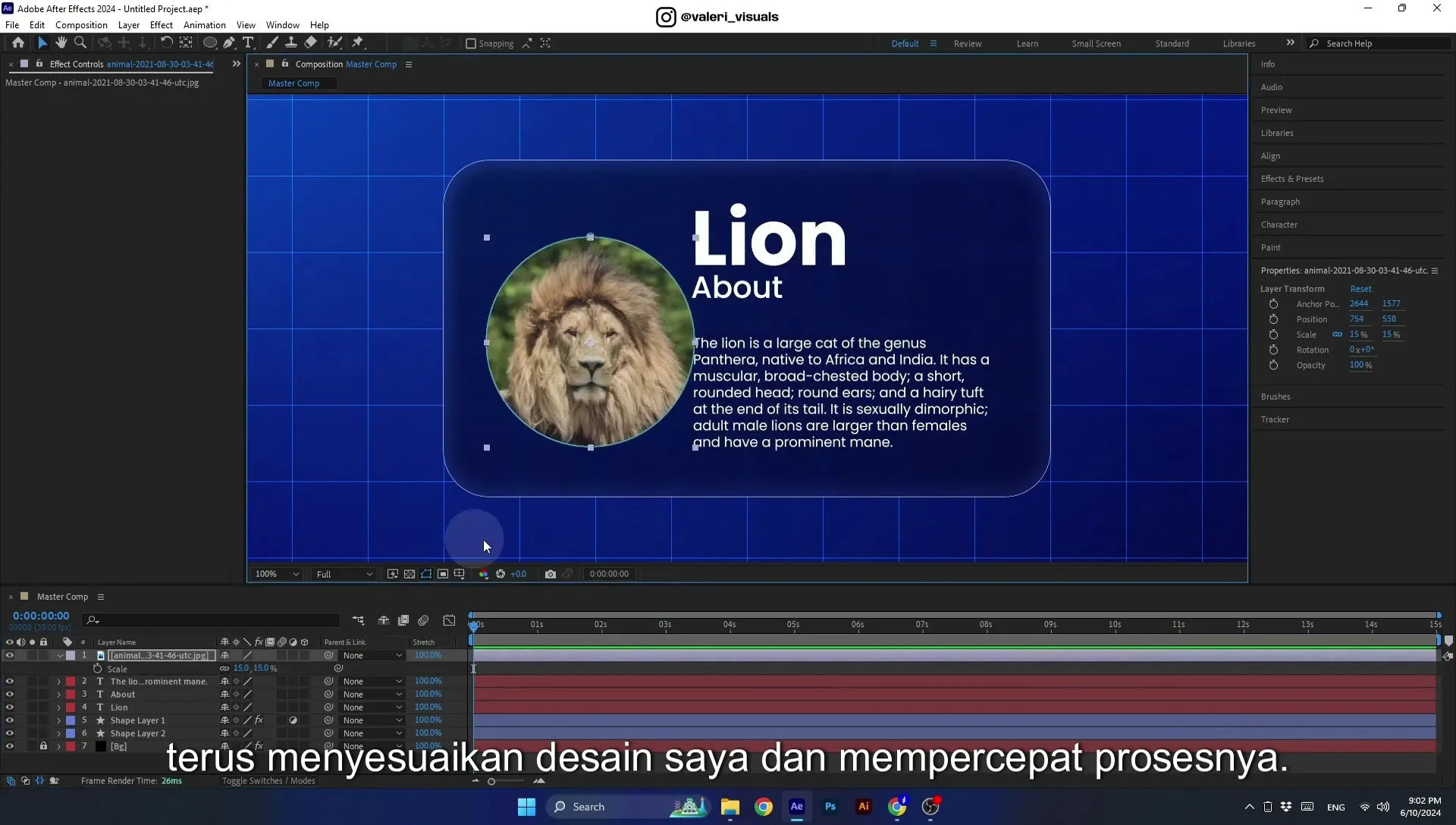 07 Apple Vision Pro Design Style. Swiping Card Animation. After Effects Tutorial - Image 329