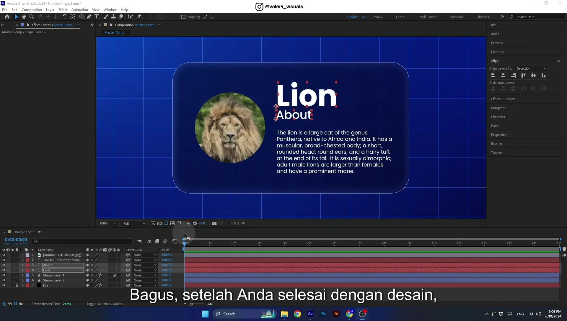 07 Apple Vision Pro Design Style. Swiping Card Animation. After Effects Tutorial - Image 339