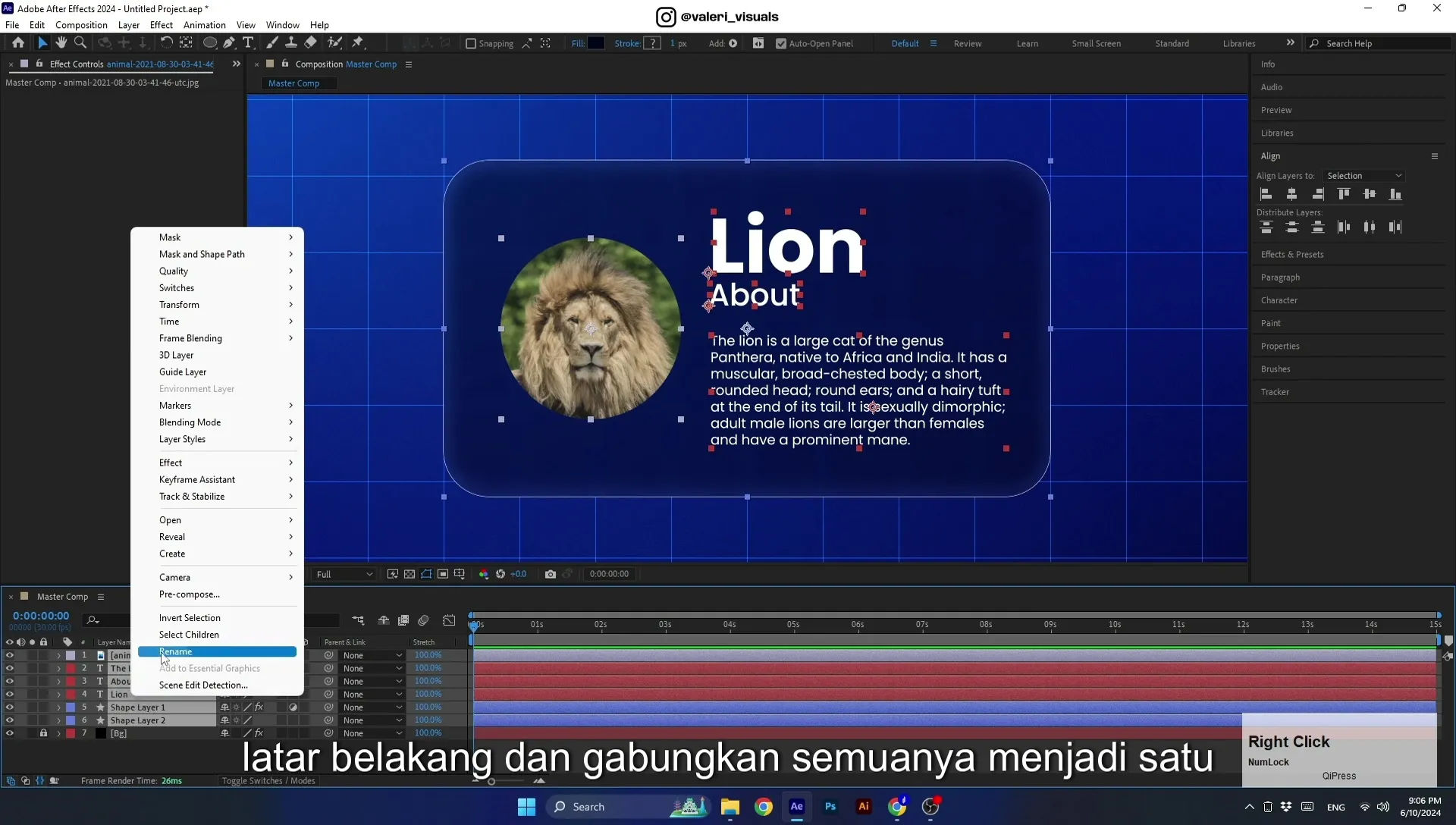 07 Apple Vision Pro Design Style. Swiping Card Animation. After Effects Tutorial - Image 346