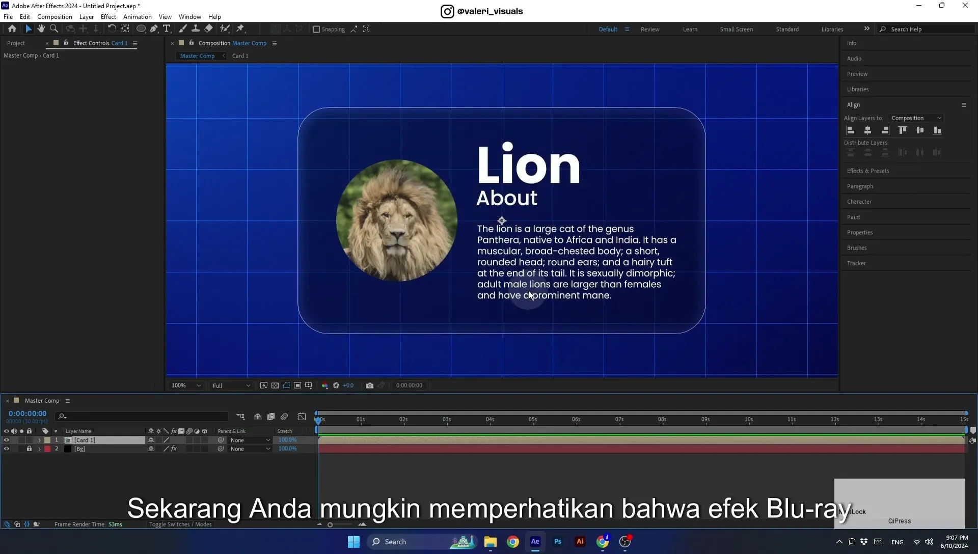 07 Apple Vision Pro Design Style. Swiping Card Animation. After Effects Tutorial - Image 357