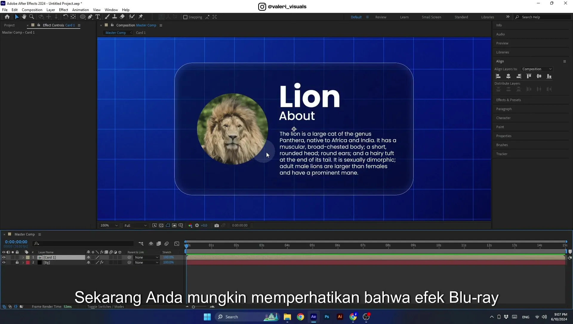 07 Apple Vision Pro Design Style. Swiping Card Animation. After Effects Tutorial - Image 358