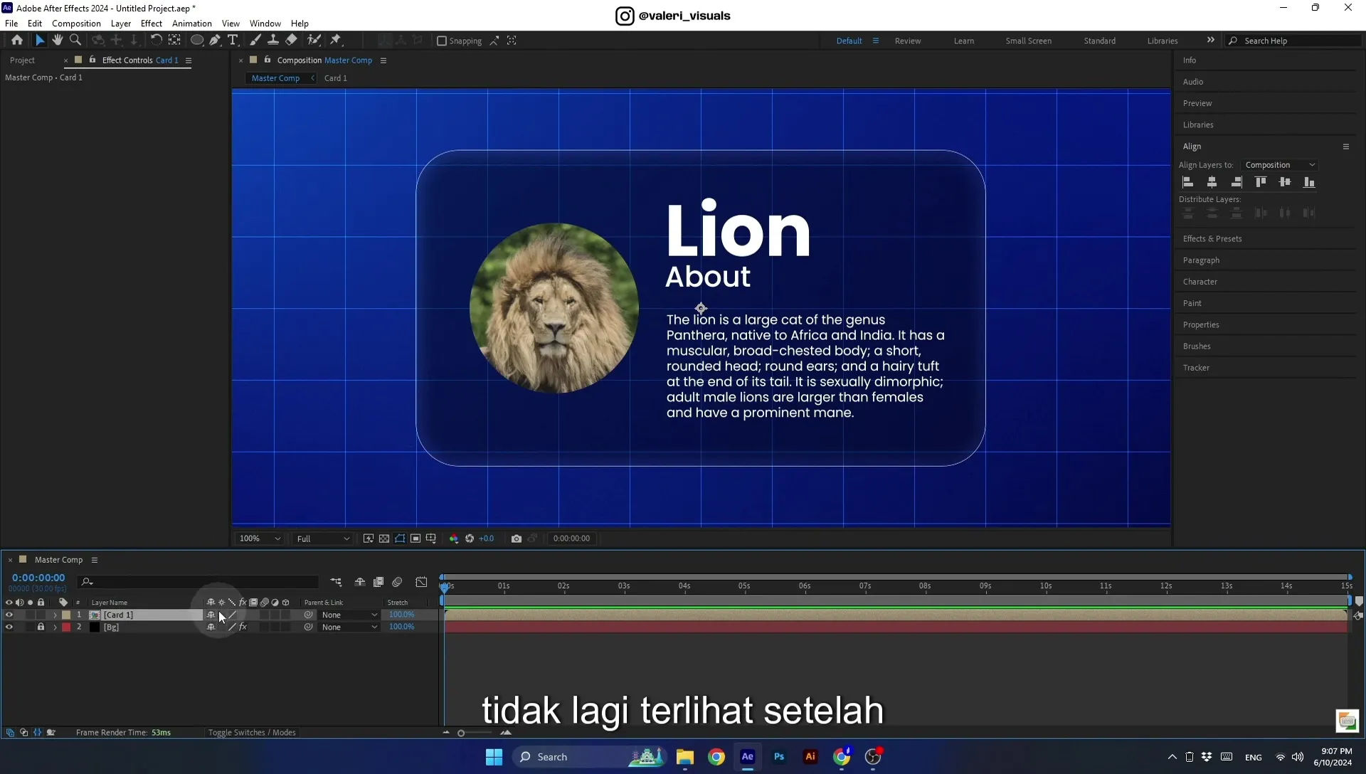 07 Apple Vision Pro Design Style. Swiping Card Animation. After Effects Tutorial - Image 362