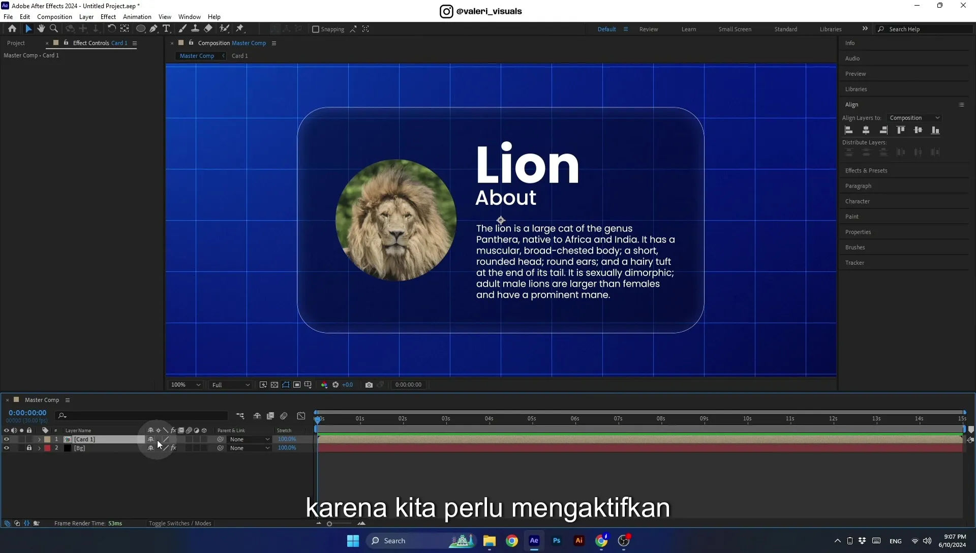 07 Apple Vision Pro Design Style. Swiping Card Animation. After Effects Tutorial - Image 368