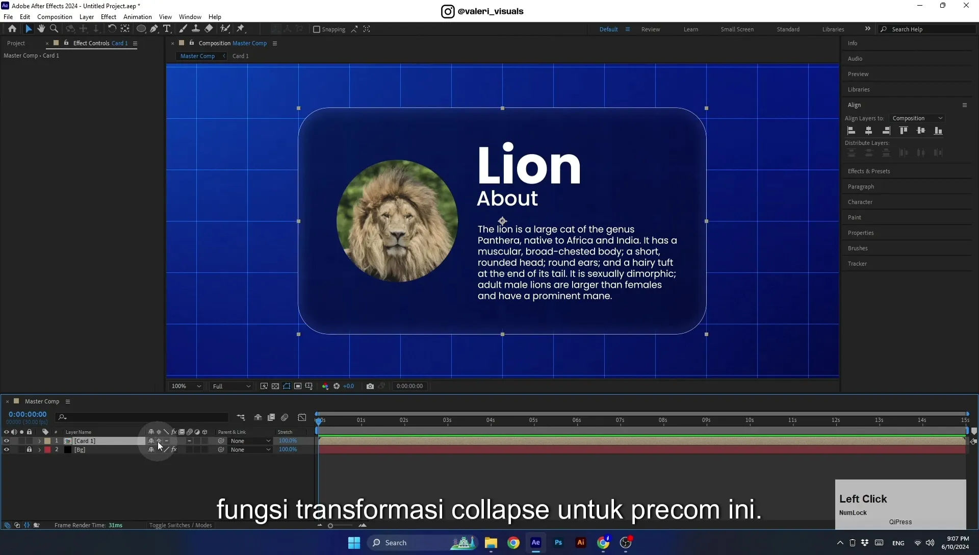 07 Apple Vision Pro Design Style. Swiping Card Animation. After Effects Tutorial - Image 370