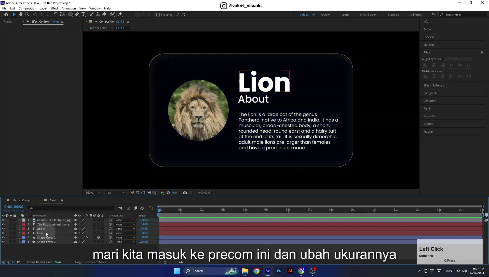 07 Apple Vision Pro Design Style. Swiping Card Animation. After Effects Tutorial - Image 389