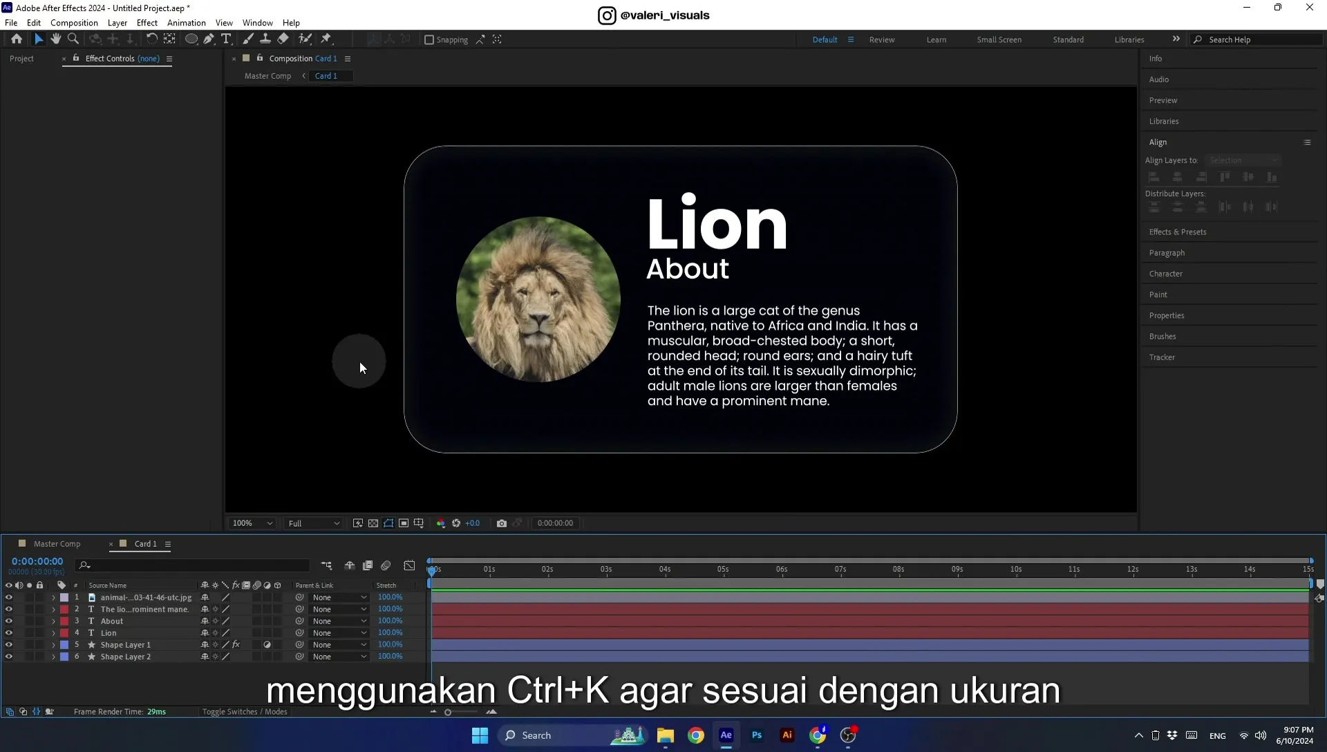 07 Apple Vision Pro Design Style. Swiping Card Animation. After Effects Tutorial - Image 391