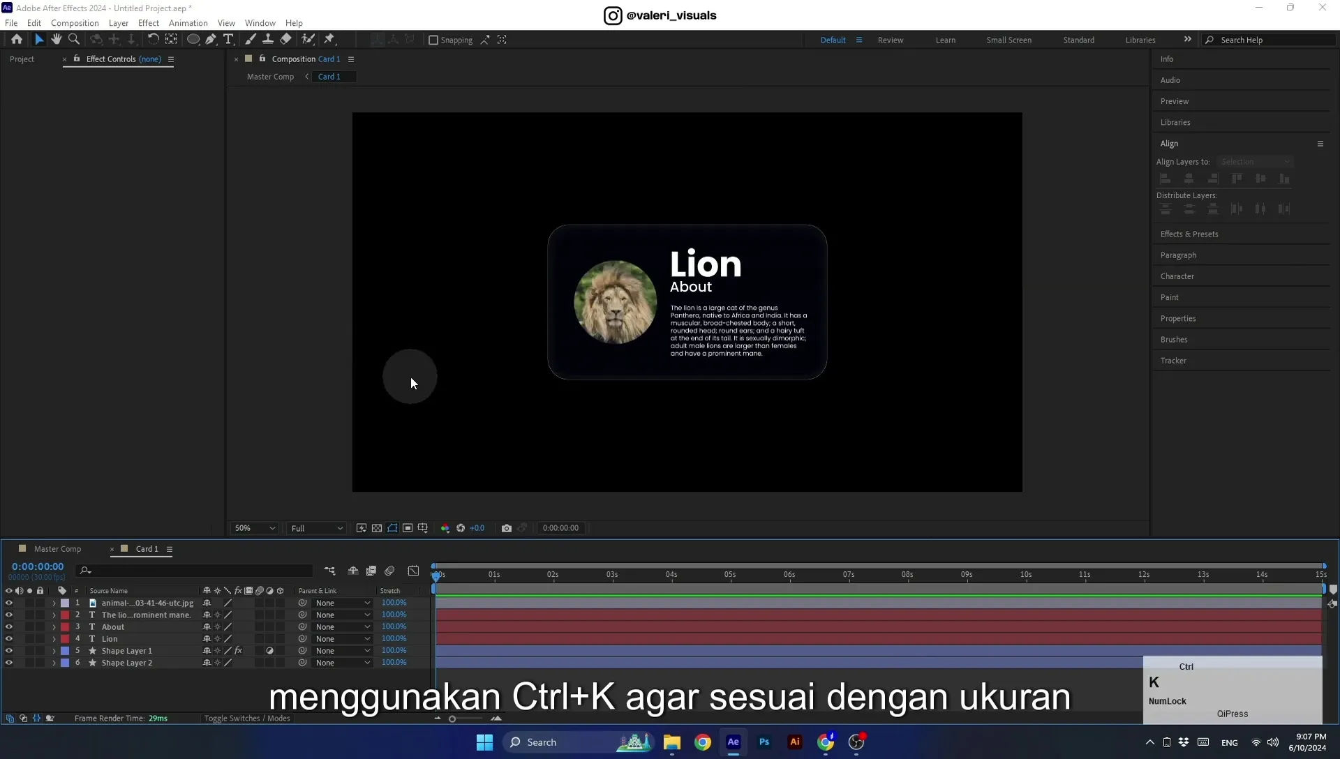 07 Apple Vision Pro Design Style. Swiping Card Animation. After Effects Tutorial - Image 394