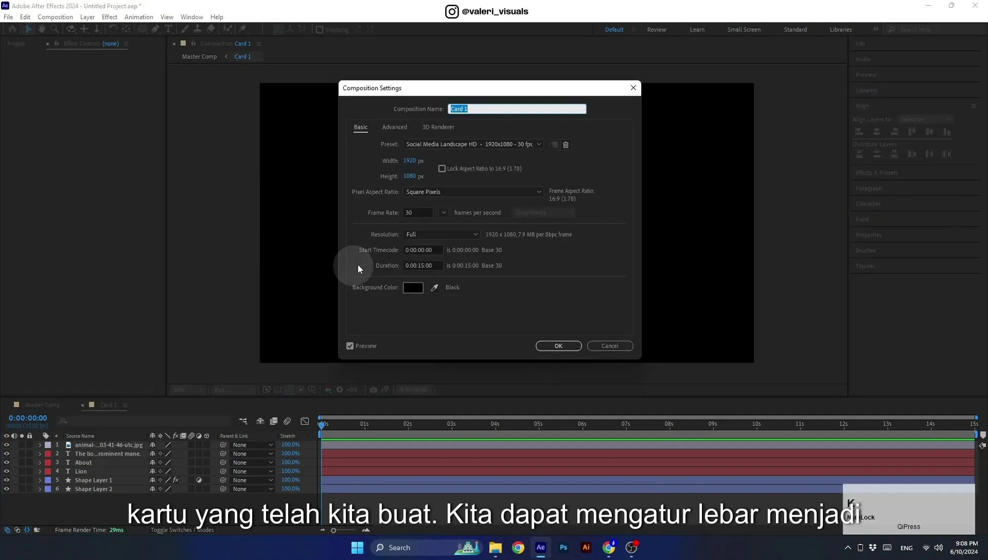07 Apple Vision Pro Design Style. Swiping Card Animation. After Effects Tutorial - Image 395