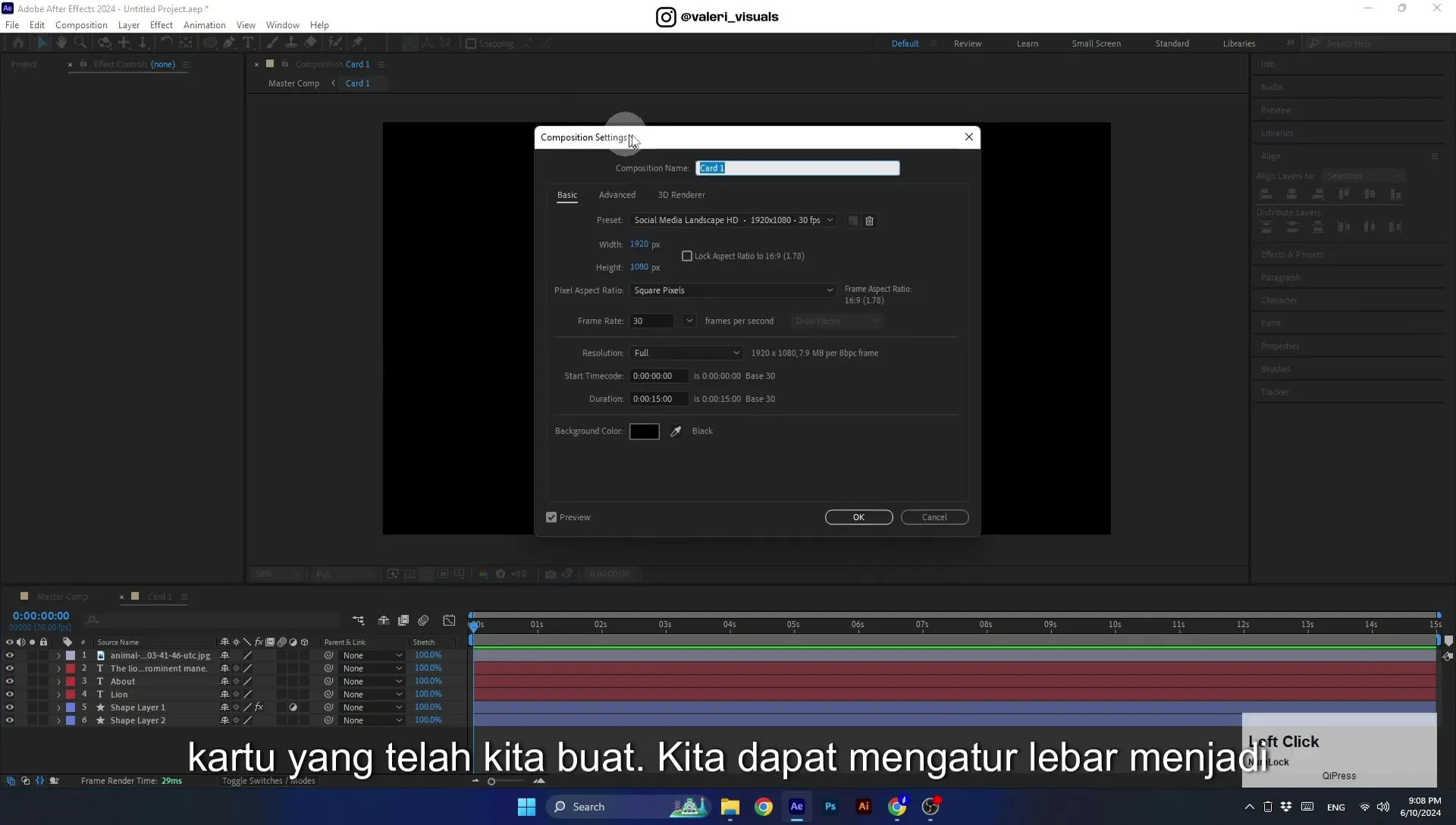 07 Apple Vision Pro Design Style. Swiping Card Animation. After Effects Tutorial - Image 396