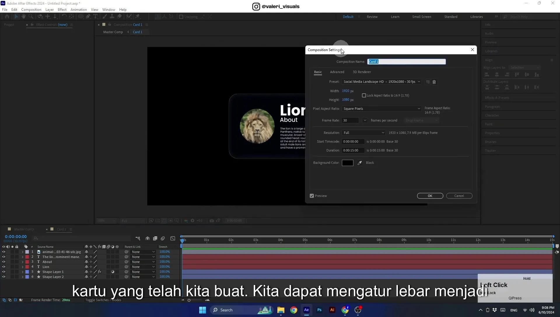 07 Apple Vision Pro Design Style. Swiping Card Animation. After Effects Tutorial - Image 397