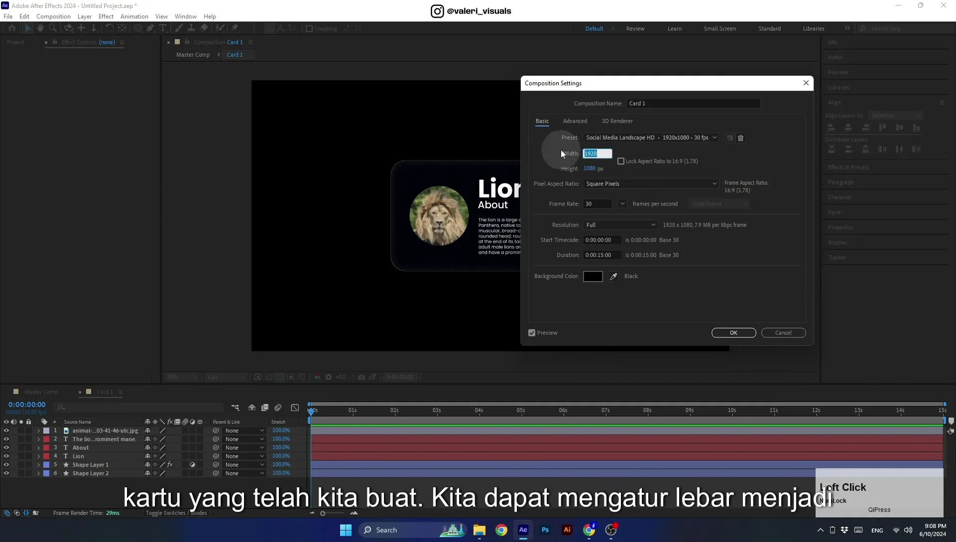 07 Apple Vision Pro Design Style. Swiping Card Animation. After Effects Tutorial - Image 399