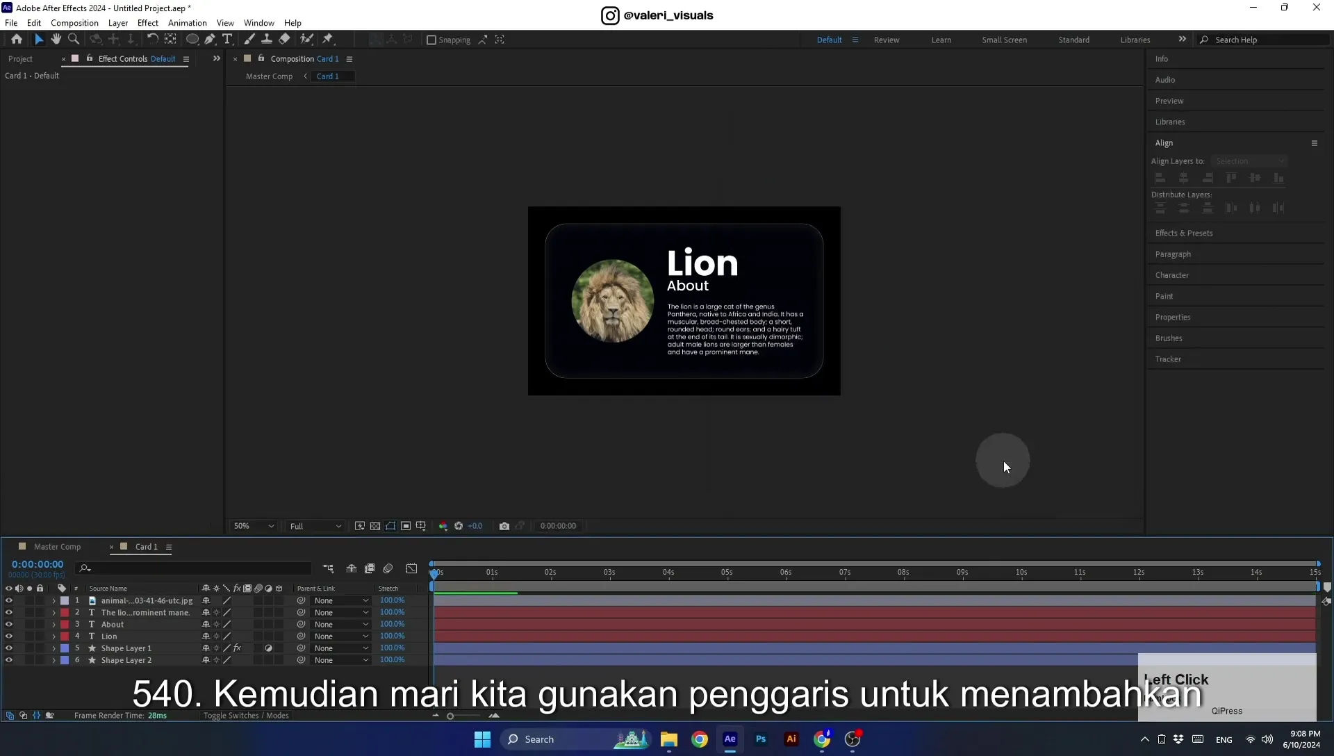 07 Apple Vision Pro Design Style. Swiping Card Animation. After Effects Tutorial - Image 405