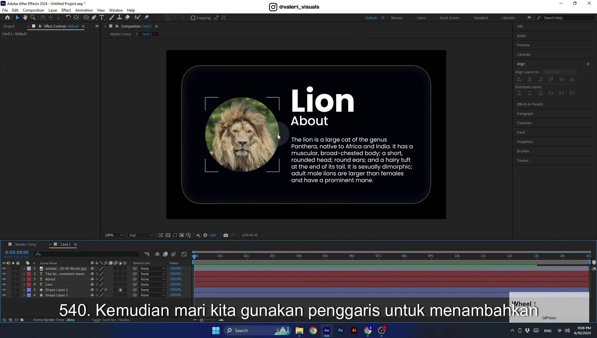 07 Apple Vision Pro Design Style. Swiping Card Animation. After Effects Tutorial - Image 406