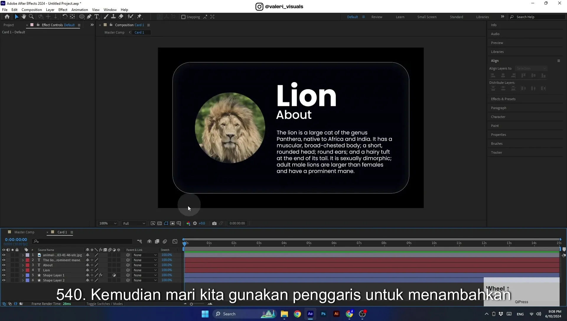 07 Apple Vision Pro Design Style. Swiping Card Animation. After Effects Tutorial - Image 407