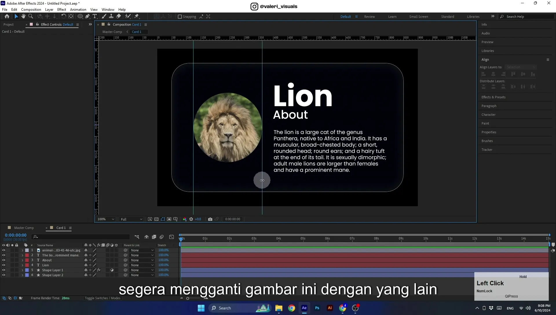 07 Apple Vision Pro Design Style. Swiping Card Animation. After Effects Tutorial - Image 414