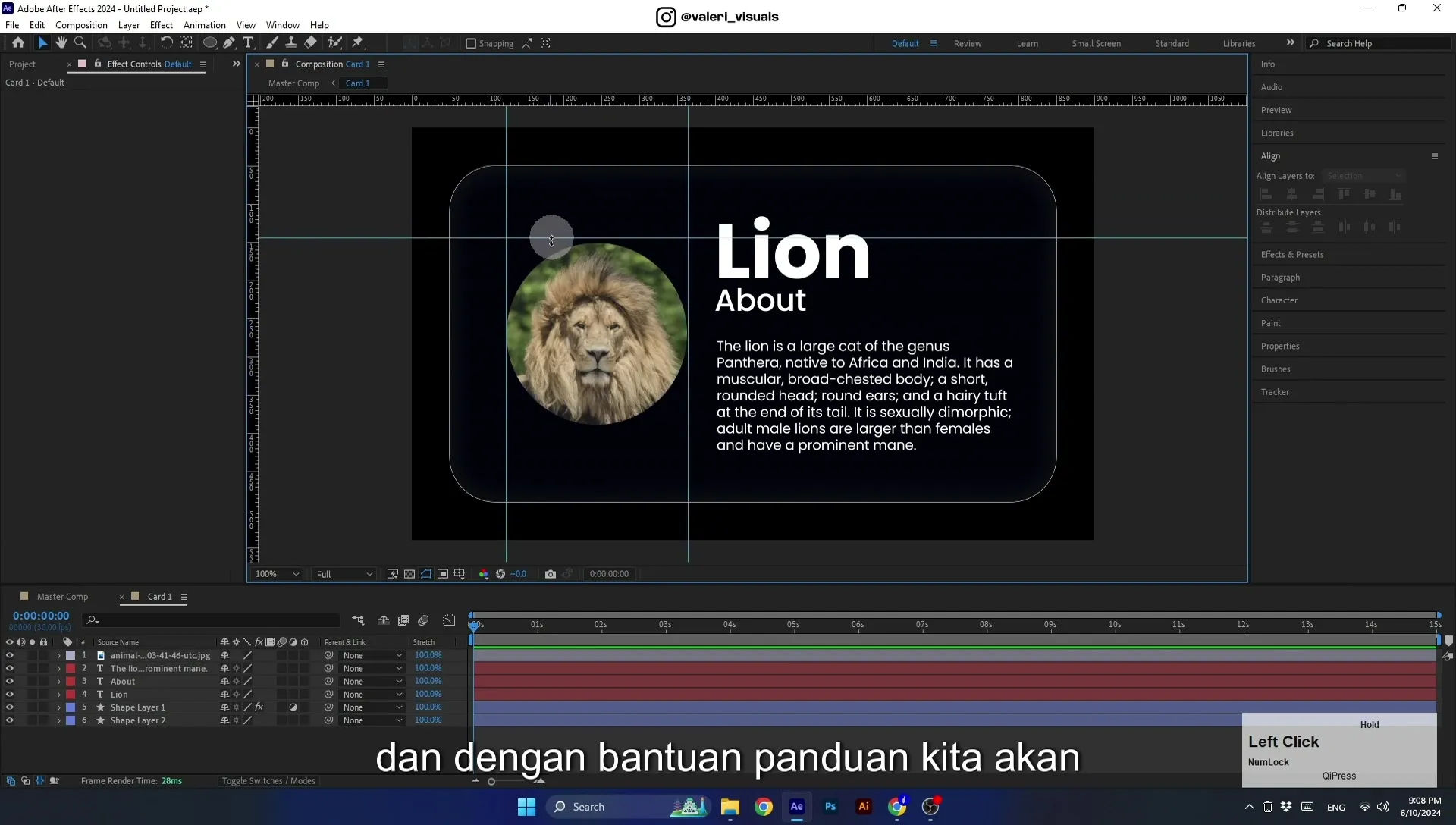 07 Apple Vision Pro Design Style. Swiping Card Animation. After Effects Tutorial - Image 417