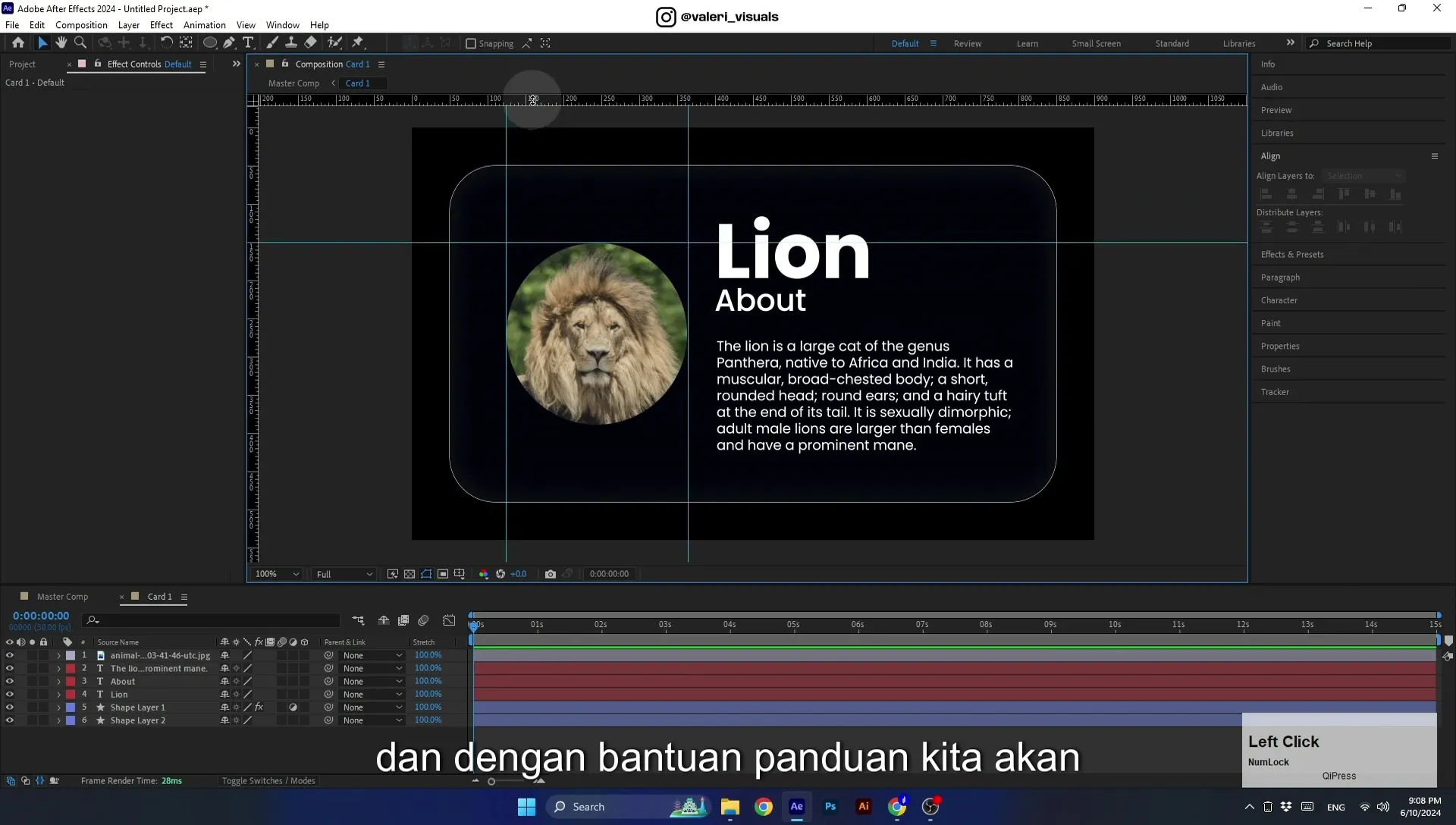 07 Apple Vision Pro Design Style. Swiping Card Animation. After Effects Tutorial - Image 419