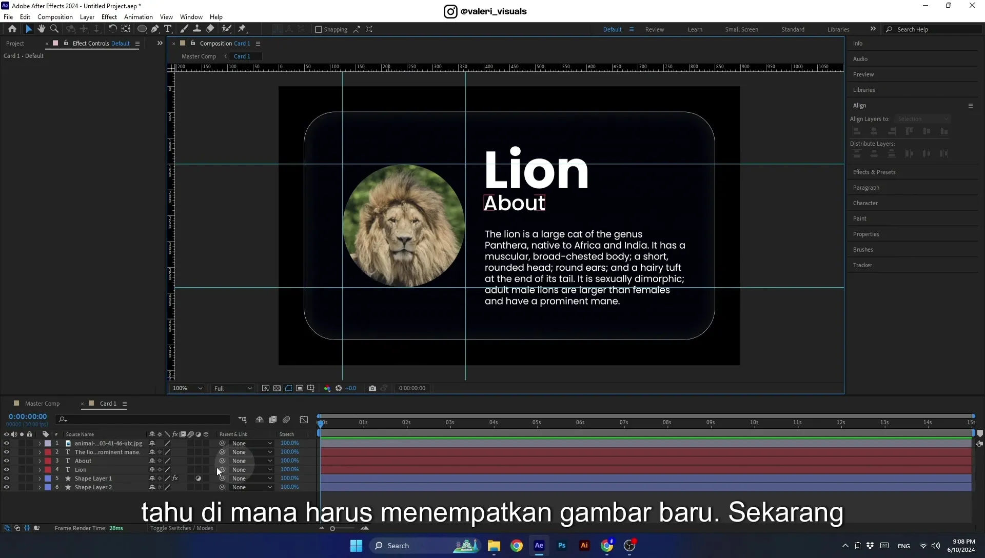 07 Apple Vision Pro Design Style. Swiping Card Animation. After Effects Tutorial - Image 422