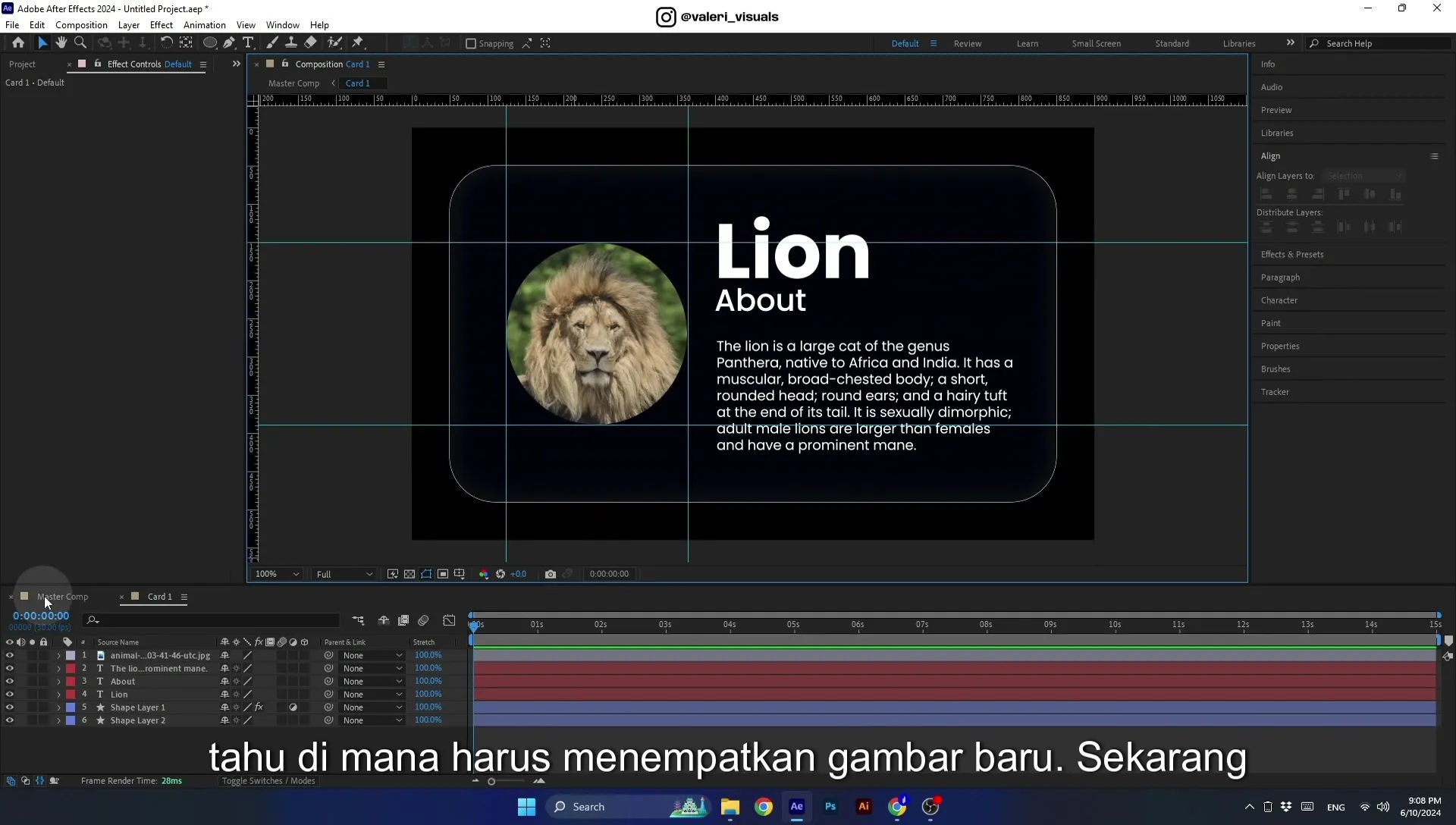 07 Apple Vision Pro Design Style. Swiping Card Animation. After Effects Tutorial - Image 423