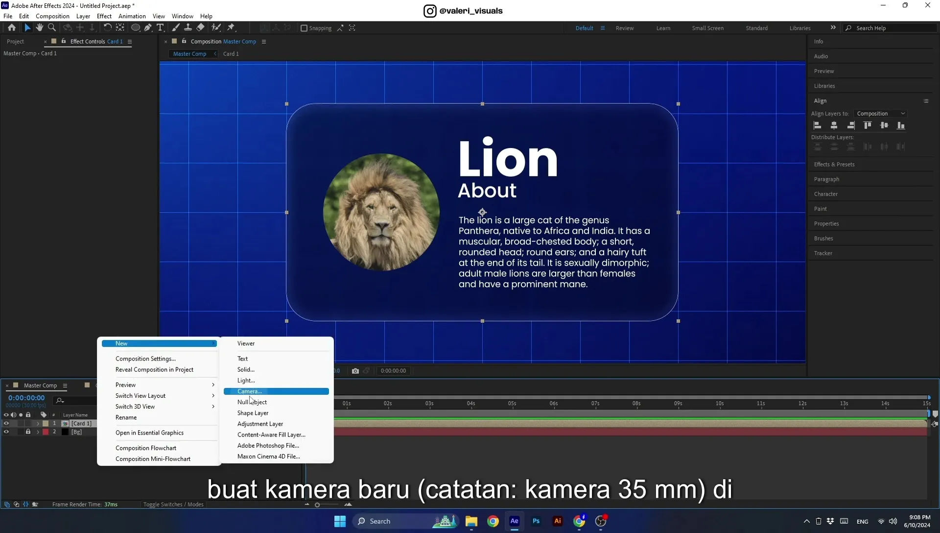 07 Apple Vision Pro Design Style. Swiping Card Animation. After Effects Tutorial - Image 430