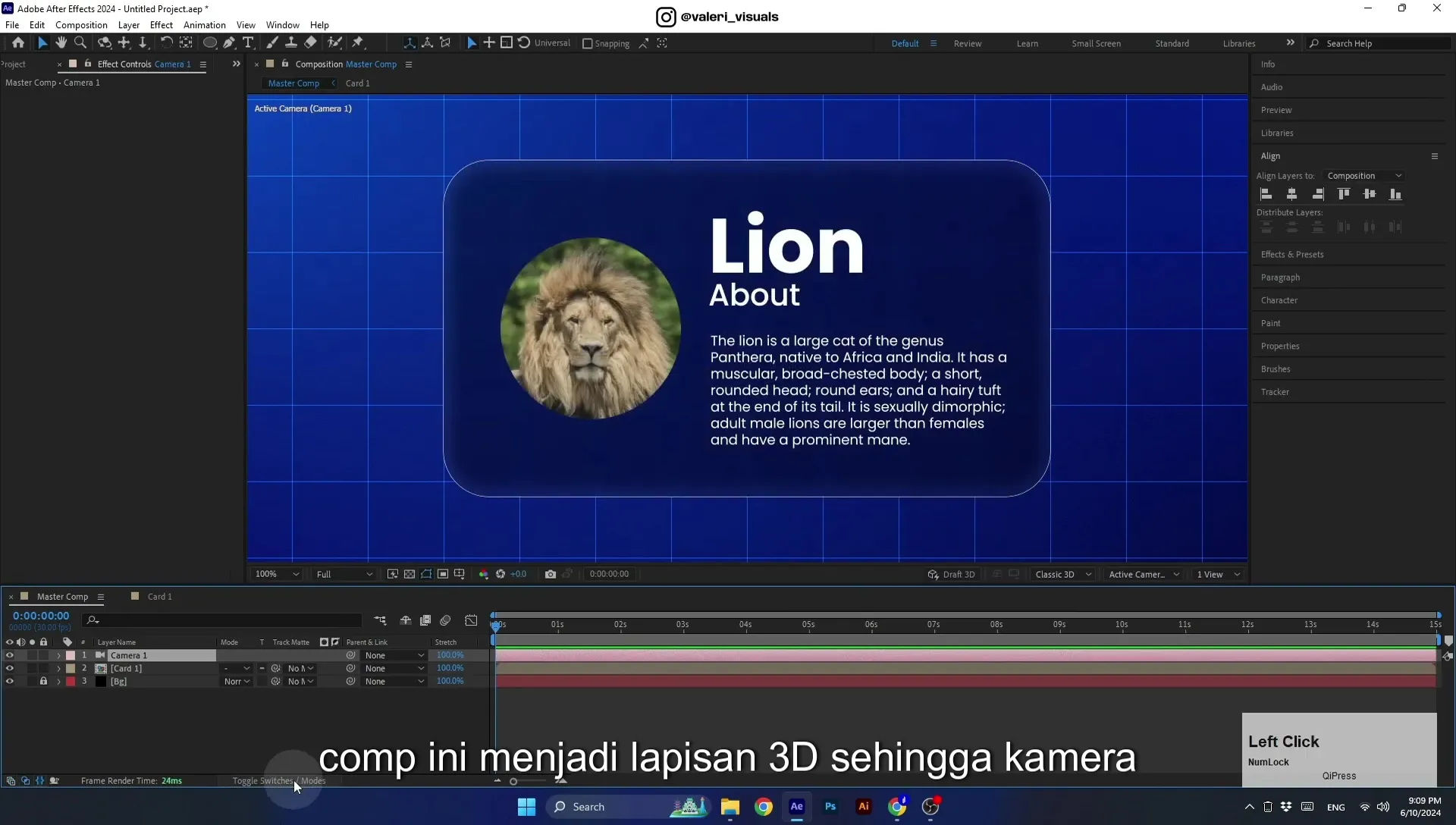 07 Apple Vision Pro Design Style. Swiping Card Animation. After Effects Tutorial - Image 441