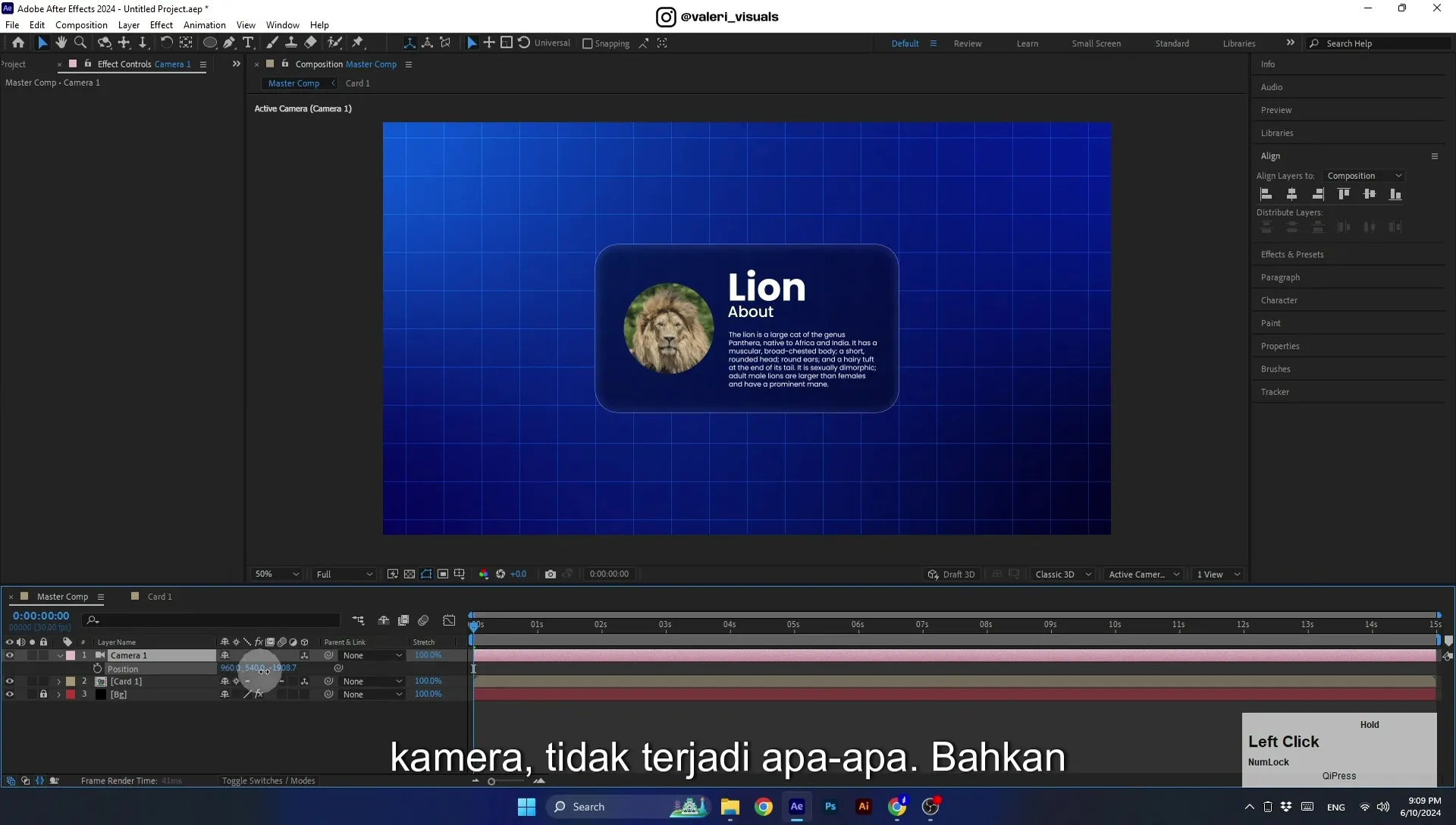 07 Apple Vision Pro Design Style. Swiping Card Animation. After Effects Tutorial - Image 451