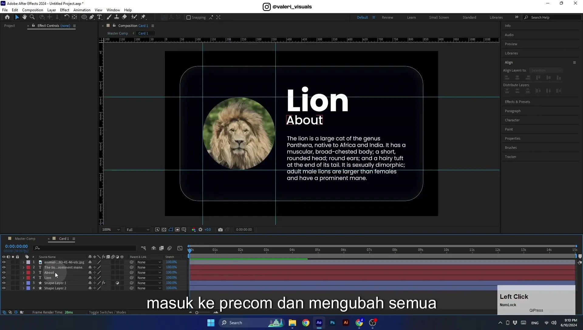 07 Apple Vision Pro Design Style. Swiping Card Animation. After Effects Tutorial - Image 484