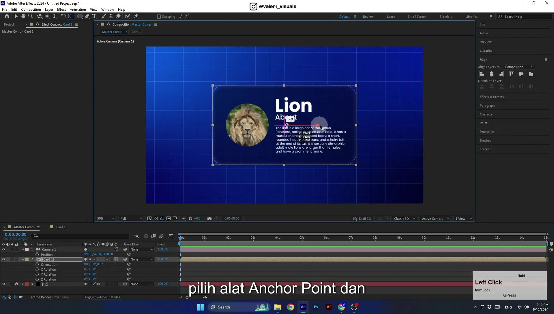 07 Apple Vision Pro Design Style. Swiping Card Animation. After Effects Tutorial - Image 520