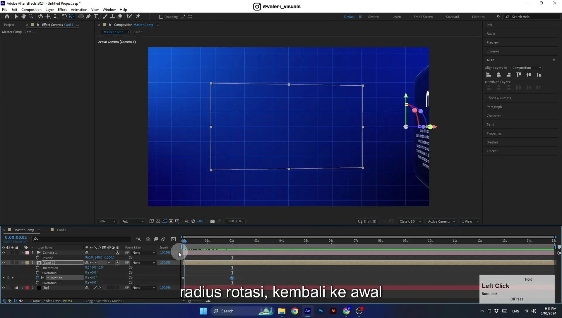 07 Apple Vision Pro Design Style. Swiping Card Animation. After Effects Tutorial - Image 566