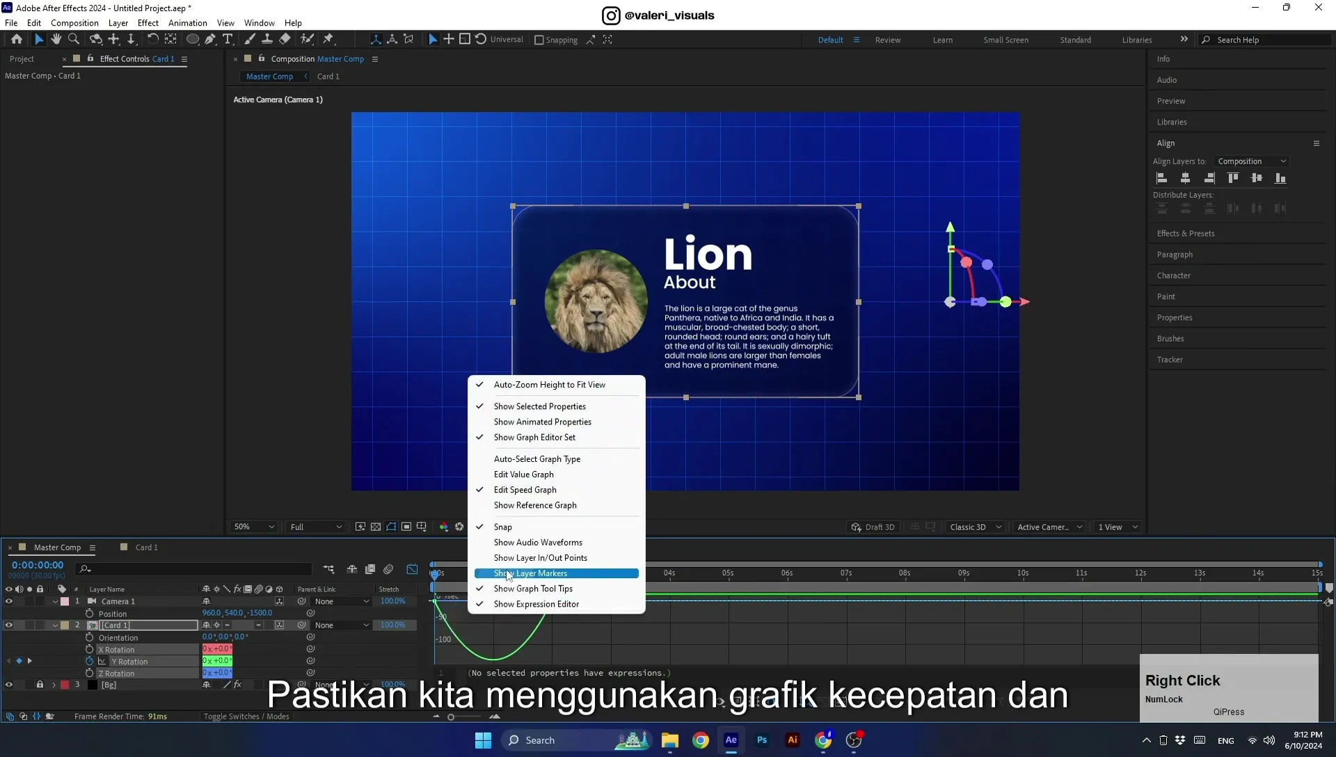 07 Apple Vision Pro Design Style. Swiping Card Animation. After Effects Tutorial - Image 586
