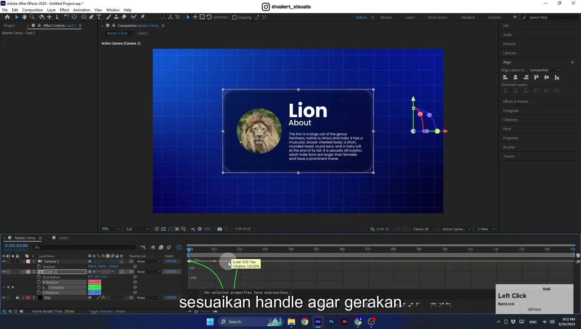 07 Apple Vision Pro Design Style. Swiping Card Animation. After Effects Tutorial - Image 592