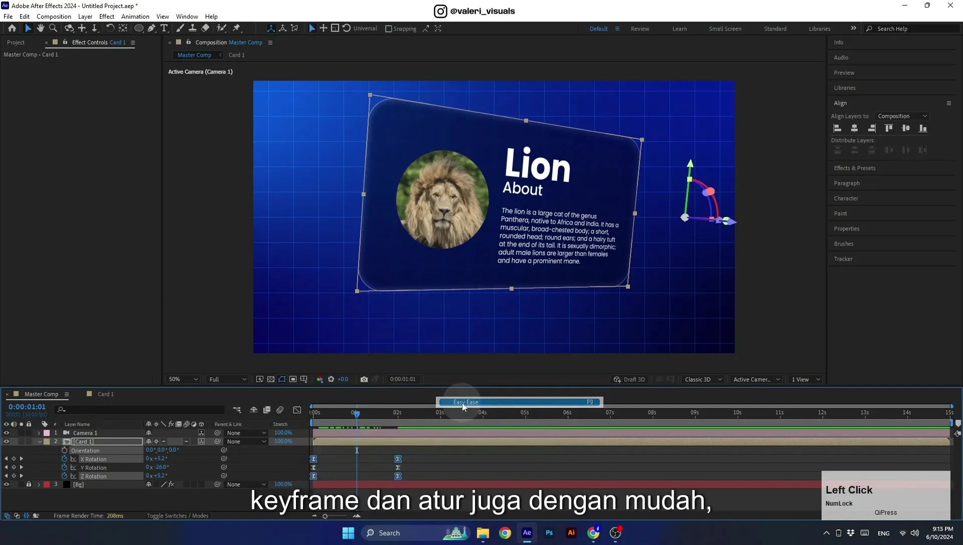 07 Apple Vision Pro Design Style. Swiping Card Animation. After Effects Tutorial - Image 640