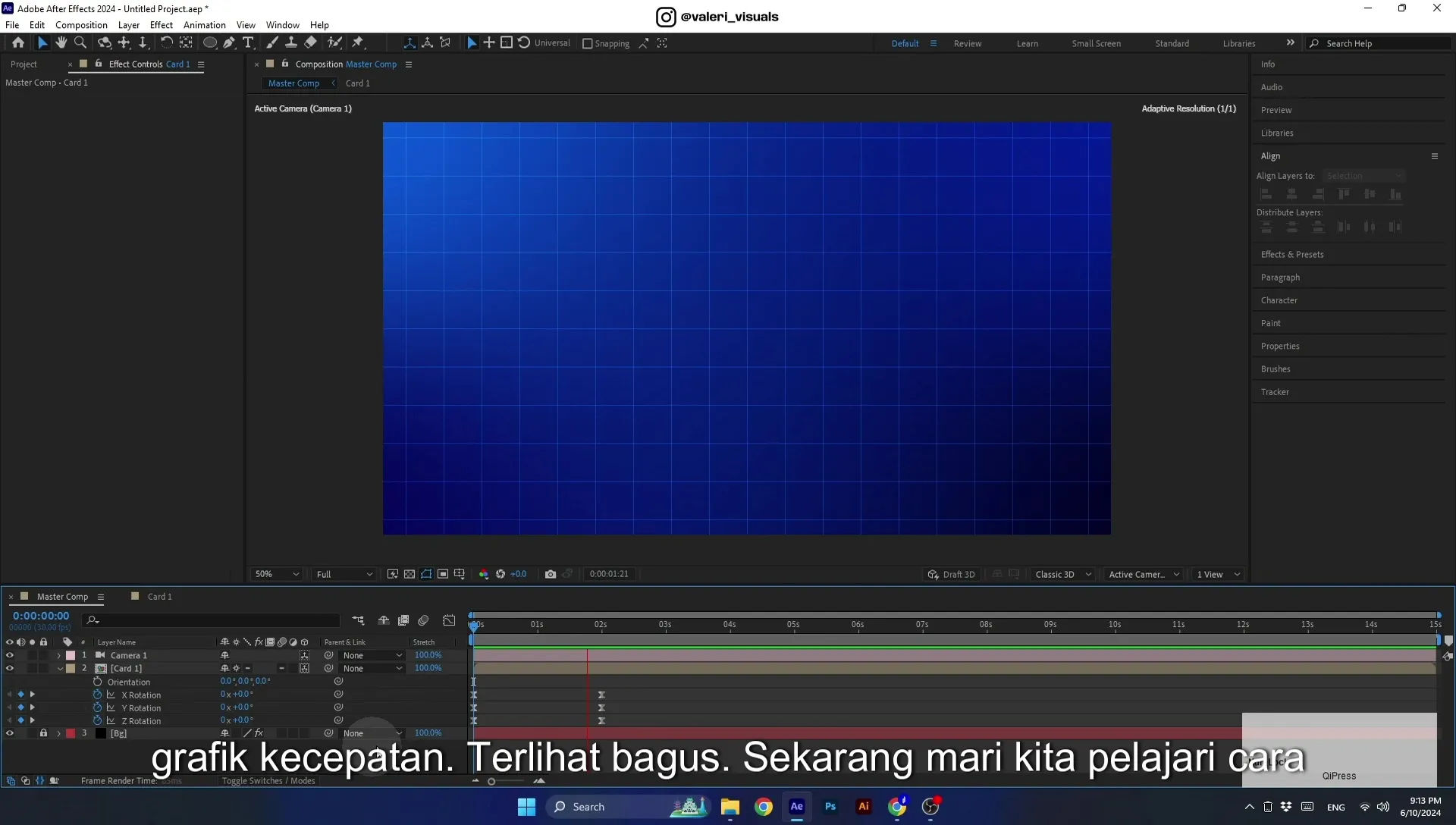 07 Apple Vision Pro Design Style. Swiping Card Animation. After Effects Tutorial - Image 645