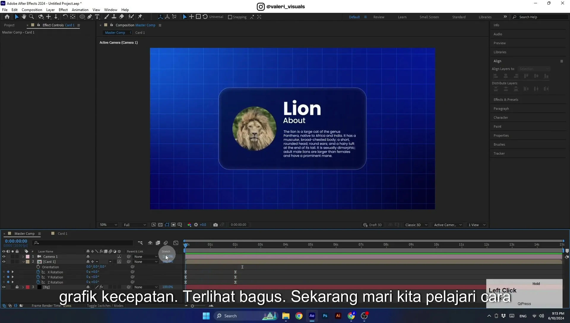 07 Apple Vision Pro Design Style. Swiping Card Animation. After Effects Tutorial - Image 647